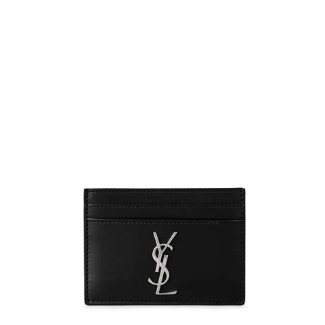 ysl card holder all black|YSL card holder flannels.